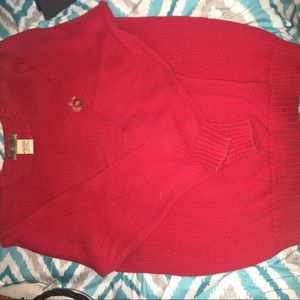 Sun River red sweater